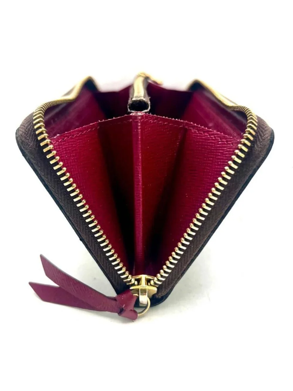 Louis Vuitton Monogram Portefeuille Clemence Round Zip Wallet